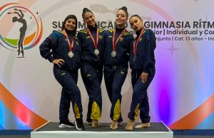 Colombia firmó una destacada actuación en el Sudamericano de Gimnasia Rítmica