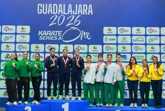 Colombia firmó una destacada actuación en el Karate One Series A de México