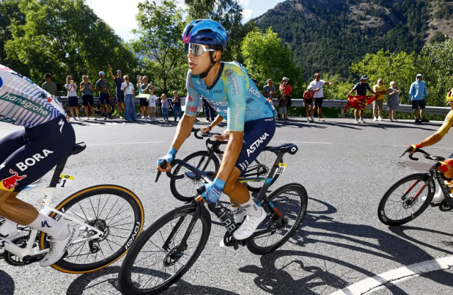 Harold Tejada en La Vuelta a España/ Tomada de @haroldtejada97 en Instagram