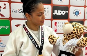 Erika Lasso medallista de oro en el Open Panamericano de Judo/ Tomada de @indervalle en Instagram