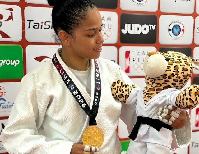 Erika Lasso medallista de oro en el Open Panamericano de Judo/ Tomada de @indervalle en Instagram