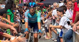 Harold Tejada en La Vuelta a España/ Tomada de @XDSAstanaTeam en X
