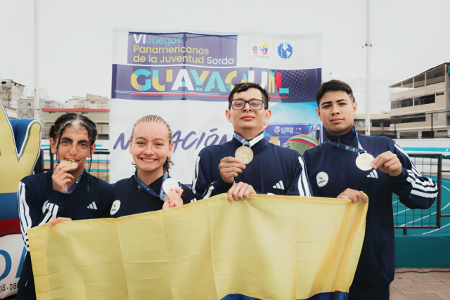 Colombia en los Juegos Panamericanos de la Juventud Sorda/ Tomada del Ministerio del Deporte