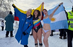 Anabelle Ibarra desafió las aguas heladas y volvió a representar a Colombia en el Mundial