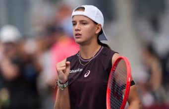 Emilana Arango en el Cincinnati Open/ Tomada de Getty Images