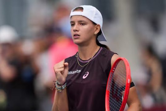 Emilana Arango en el Cincinnati Open/ Tomada de Getty Images