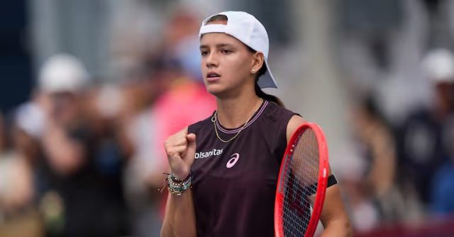 Emilana Arango en el Cincinnati Open/ Tomada de Getty Images