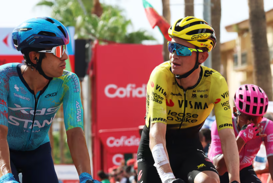 Harold Tejada en La Vuelta a España/ Imagen tomada de Revista Semana - Getty Images