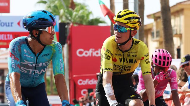 Harold Tejada en La Vuelta a España/ Imagen tomada de Revista Semana - Getty Images