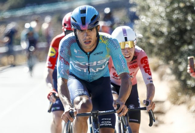 Harold Tejada en La Vuelta a España/ Tomada del XDS Astana en Instagram