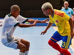 Colombia vs Bolivia en la CONMEBOL Sub 20 de Futsal / Tomada de @conmeboltorneos en Instagram