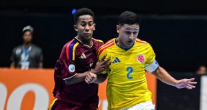 Colombia vs Venezuela en la CONMEBOL Sub 20 de Futsal/ Tomada de @conmeboltorneos en Instagram