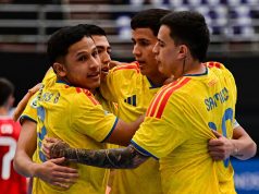 Colombia finaliza tercera en la CONMEBOL Sub 20 de Futsal Combia celebra el tercer puesto en la CONMEBOL Sub 20 de Futsal/ Tomado de @Conmeboltorneos en Instagram