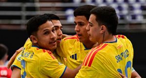 Colombia finaliza tercera en la CONMEBOL Sub 20 de Futsal Combia celebra el tercer puesto en la CONMEBOL Sub 20 de Futsal/ Tomado de @Conmeboltorneos en Instagram