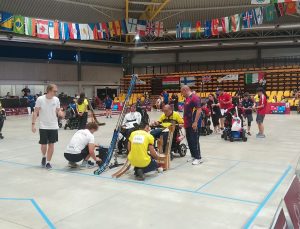 Jesús Romero en el World Boccia Challenger/ Tomada de @fecolboccia