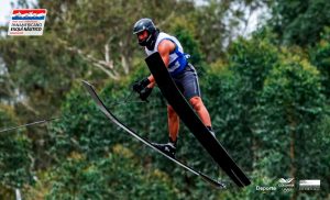 Noé Osorio en el Panamericano de Esquí Náutico/ Tomada de @fedesquicol
