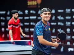 Emanuel Otalvaro en el ITTF-Americas Championships/ Tomada de @fctenisdemesa