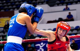 Camila Camilo en la final del Campeonato Panamericano Continental Élite de Boxeo/ Tomada de @usaboxing en Instagram