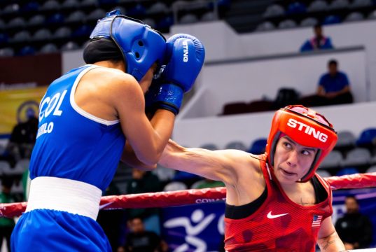 Camila Camilo en la final del Campeonato Panamericano Continental Élite de Boxeo/ Tomada de @usaboxing en Instagram