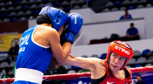 Camila Camilo en la final del Campeonato Panamericano Continental Élite de Boxeo/ Tomada de @usaboxing en Instagram