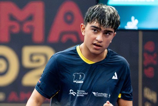 Emanuel Otalvaro en el ITTF-Americas Championships/ Tomada de @ittfamericas en Instagram