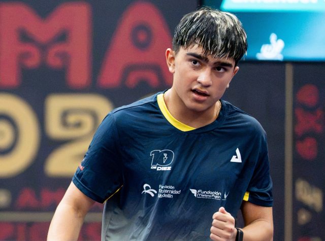Emanuel Otalvaro en el ITTF-Americas Championships/ Tomada de @ittfamericas en Instagram