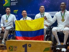 Colombia sigue sumando medallas en el Panamericano de Para Esgrima Colombia en el podio del Panamericano de Para Esgrima / Captura de pantalla tomada de @worldparafencing en Instagram