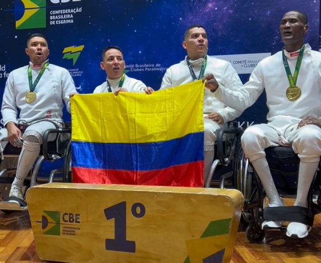 Colombia en el podio del Panamericano de Para Esgrima / Captura de pantalla tomada de @worldparafencing en Instagram