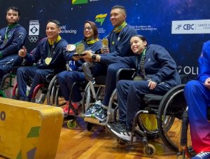 Colombia en el podio del Panamericano de Para Esgrima / Captura de pantalla tomada de @worldparafencing en Instagram
